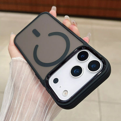 Matte Phone Case Magnetic Wireless Charging Frosted