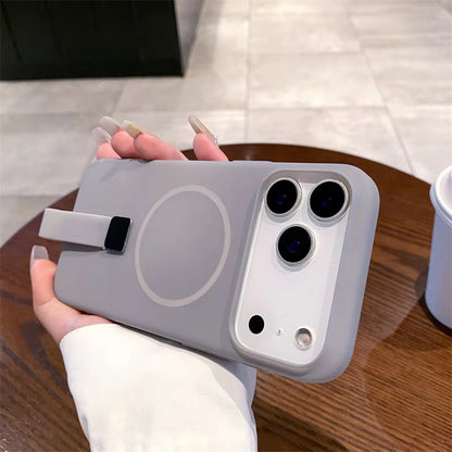 Liquid Silicone Phone Cover Ultra-thin Integrated Handheld Lanyard Matte Skin Texture