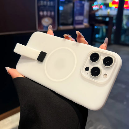 Liquid Silicone Phone Cover Ultra-thin Integrated Handheld Lanyard Matte Skin Texture